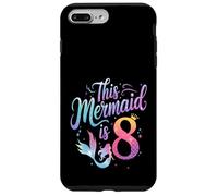 Carcasa para iPhone 7 Plus/8 Plus Esta Sirena Es 8 Trajes De Cumpleaños para Las Niñas