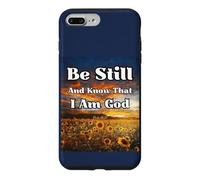 Carcasa para iPhone 7 Plus/8 Plus Estar quieto y Saber: Salmos Biblia edificante pacífica Cristiana