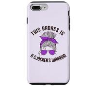 Carcasa para iPhone 7 Plus/8 Plus Este Badass ES UN Guerrero DE SJOGREN Purple Ribbon Meme