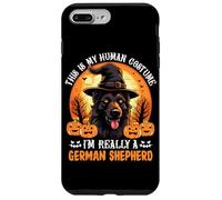 Carcasa para iPhone 7 Plus/8 Plus Este es mi Disfraz Humano, Soy Realmente un Pastor alemán