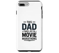 Carcasa para iPhone 7 Plus/8 Plus Este papá Encuentra alegría en el Cine de maratones de Cine