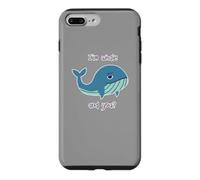 Carcasa para iPhone 7 Plus/8 Plus Estoy Bien y tú? Ballena Divertida Lindo océano Animal Juego de Palabras Ballenas