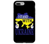 Carcasa para iPhone 7 Plus/8 Plus Estoy con Ucrania - Love Stop War - Ucrania Mapa