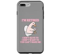 Carcasa para iPhone 7 Plus/8 Plus Estoy Jubilado Divertido Ganso jubilación Garabato