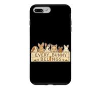 Carcasa para iPhone 7 Plus/8 Plus Every Bunny Belongs Conejos Jardín Zanahoria