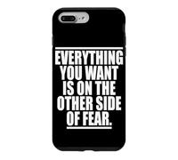Carcasa para iPhone 7 Plus/8 Plus Everything You Want Is On The Other Side of Fear
