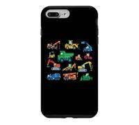 Carcasa para iPhone 7 Plus/8 Plus Excavadora Vehículos de Construcción Excavadora Niño