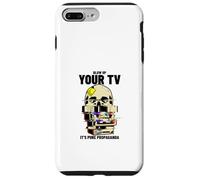 Carcasa para iPhone 7 Plus/8 Plus Explota tu televisor Es Pura Propaganda (Declaración rebelde)