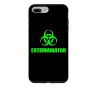 Carcasa para iPhone 7 Plus/8 Plus Exterminador Técnico de Control de Plagas Símbolo Cool Biohazard