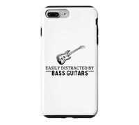 Carcasa para iPhone 7 Plus/8 Plus Fácilmente distraído por Bass Guitars Funny Bass Player