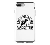 Carcasa para iPhone 7 Plus/8 Plus Fácilmente distraído por Bass Guitars Funny Bass Player