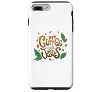 Carcasa para iPhone 7 Plus/8 Plus Faithful Coffee Devotion with My Savior