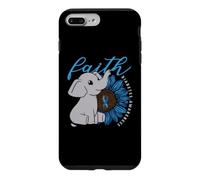 Carcasa para iPhone 7 Plus/8 Plus Fe Concientización sobre la Diabetes Elefante Girasol Elefantes T1D