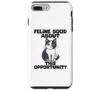 Carcasa para iPhone 7 Plus/8 Plus Felino Buen Amante de los Gatos Buscador de Empleo