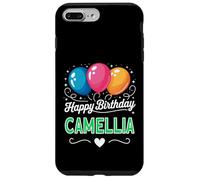 Carcasa para iPhone 7 Plus/8 Plus Feliz cumpleaños Camellia