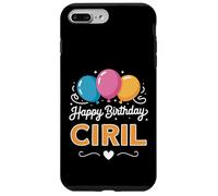 Carcasa para iPhone 7 Plus/8 Plus Feliz cumpleaños Ciril