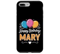 Carcasa para iPhone 7 Plus/8 Plus Feliz cumpleaños Mary