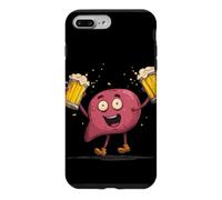 Carcasa para iPhone 7 Plus/8 Plus Feliz día del hígado con Disfraz de Cerveza