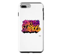 Carcasa para iPhone 7 Plus/8 Plus Felizmente divorciado Graffiti Street Graphic Funny Divorce Party