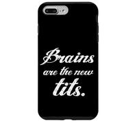 Carcasa para iPhone 7 Plus/8 Plus Feminismo Brains Are The New Tits Divertido Regalo Feminista
