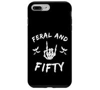 Carcasa para iPhone 7 Plus/8 Plus Feral and Fifty Rock Hand Bats 50 Cumpleaños Celebración
