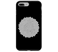 Carcasa para iPhone 7 Plus/8 Plus Fibonacci Girasol Semilla Espiral Sagrada Naturaleza Geometría Arte
