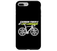 Carcasa para iPhone 7 Plus/8 Plus Fibra de Carbono es mi lenguaje de Amor Bicicleta Ciclista de Carretera Pro