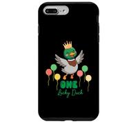 Carcasa para iPhone 7 Plus/8 Plus Fiesta Familiar de cumpleaños de Mallard One Lucky Duck para niños