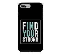 Carcasa para iPhone 7 Plus/8 Plus Find Your Strong Motivational Gym Workout Fitness