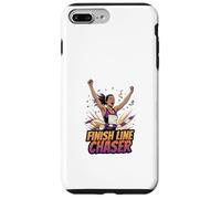 Carcasa para iPhone 7 Plus/8 Plus Finish Line Chaser Running Motivación Atleta Diseño