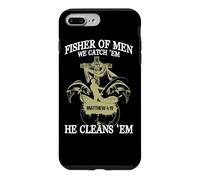Carcasa para iPhone 7 Plus/8 Plus Fisher of Men We Catch 'Em, Él los Limpia (Mateo 4:19)