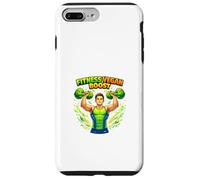 Carcasa para iPhone 7 Plus/8 Plus Fitness Alimentado por Plantas Estilo de Vida Fuerte Energía Vegana