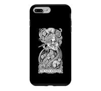 Carcasa para iPhone 7 Plus/8 Plus Flauta Susurrador Gatos Flautista Flautista Amante Gato Chica Música