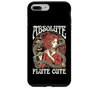 Carcasa para iPhone 7 Plus/8 Plus Flautista Flautista Flauta Absoluta Lindo Jugador Chica Músico