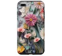 Carcasa para iPhone 7 Plus/8 Plus Floral Flower Pattern Botanical Nature Garden Bloom Cute