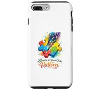 Carcasa para iPhone 7 Plus/8 Plus Florece en tu Propio patrón, Autismo y diseño de neurodiversidad