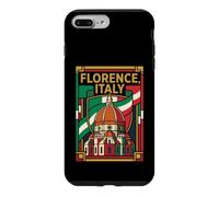 Carcasa para iPhone 7 Plus/8 Plus Florencia, Italia, Bandera Italiana, Viaje, gráfico