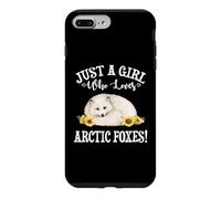 Carcasa para iPhone 7 Plus/8 Plus Flowers Womens Kids Just A Girl Who Loves Arctic Foxes Lover