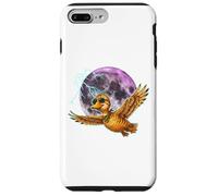 Carcasa para iPhone 7 Plus/8 Plus Flying Duck Moon Night Bird Cute Duck Graphics