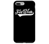 Carcasa para iPhone 7 Plus/8 Plus Fort Worth City Texas Estado - Estilo Vintage Retro Design