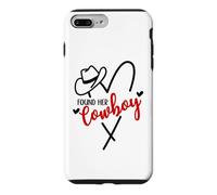 Carcasa para iPhone 7 Plus/8 Plus Found Her Cowboy Bachelorette Party Nashville Cowgirl Bridal