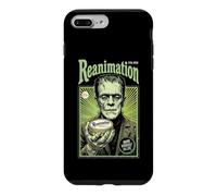 Carcasa para iPhone 7 Plus/8 Plus Frankenstein Reanimación Halloween Vintage Ad Monster