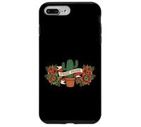 Carcasa para iPhone 7 Plus/8 Plus Free Hugs Cactus Funny Old School Traditional Tattoo Style
