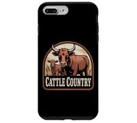 Carcasa para iPhone 7 Plus/8 Plus Fresh Farm Milk Dairy Cow Calf Animal Cattle Farmer