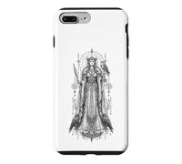 Carcasa para iPhone 7 Plus/8 Plus Frigg Diosa Nórdica Cuervo Runa Reina de la Mitología Asgard