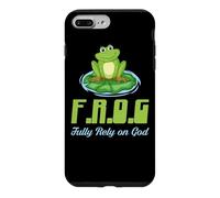 Carcasa para iPhone 7 Plus/8 Plus Frog Confíe plenamente en Dios Clásico Cristiano Fe & Religión
