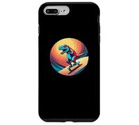 Carcasa para iPhone 7 Plus/8 Plus Fun Dinosaur Skateboarder Skater Design