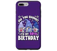 Carcasa para iPhone 7 Plus/8 Plus Funny 40th Birthday For Mommy Did You GNOME Its My Birthday