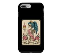 Carcasa para iPhone 7 Plus/8 Plus Funny 40th Birthday Skeleton Tarot Card Retro Gothic Graphic
