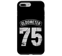 Carcasa para iPhone 7 Plus/8 Plus Funny 75th Birthday Oldometer Odómetro 75 años Old Joke